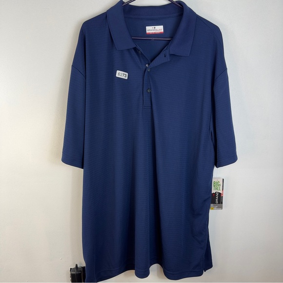 Grand slam performance 3 xlarge blue nwt 28-1/2 p2p34-1/2 length tall man - Picture 2 of 6